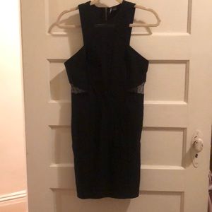 Sparkle and fade black dress